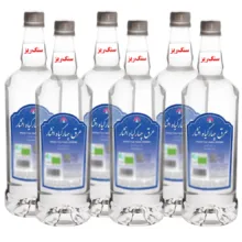 عرق چهارگیاه سنگ ریز افشار – 1 لیتر بسته 6 عددی