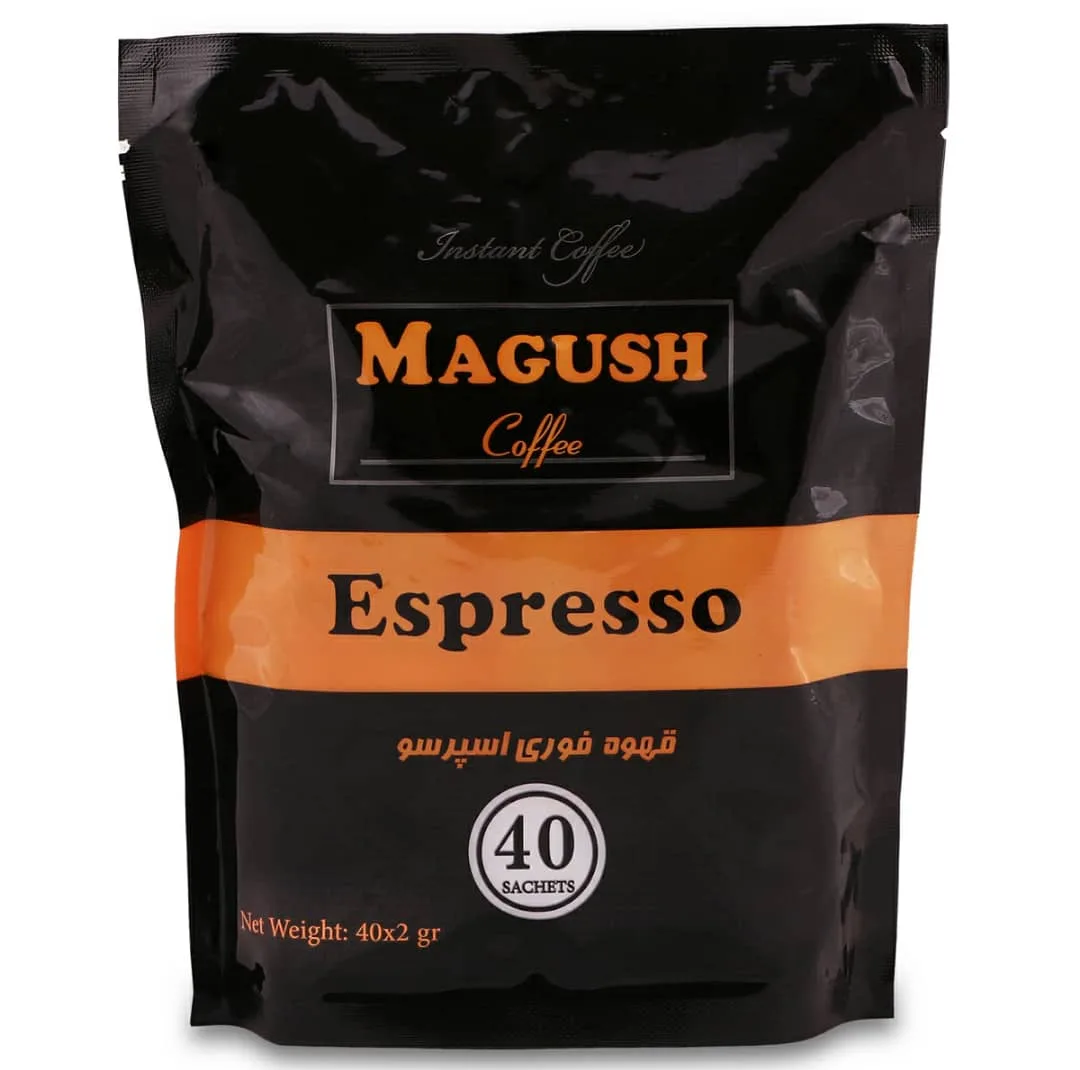 قهوه فوری اسپرسو ماگوش - 2 گرم بسته 40 عددی