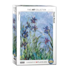 پازل 1000 تکه یوروگرافیکس پازلز مدل Irises كد 2034