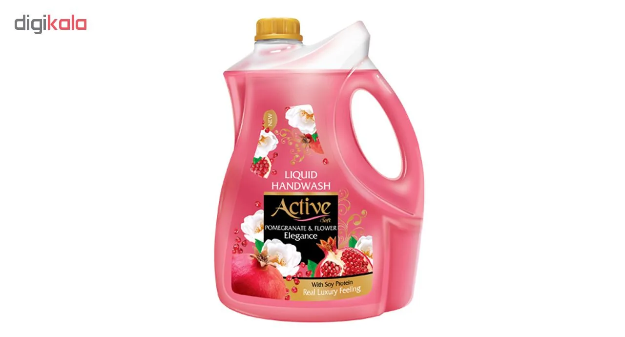 مایع دستشویی اکتیو مدل Pomegranate & Flower وزن 3750 گرم