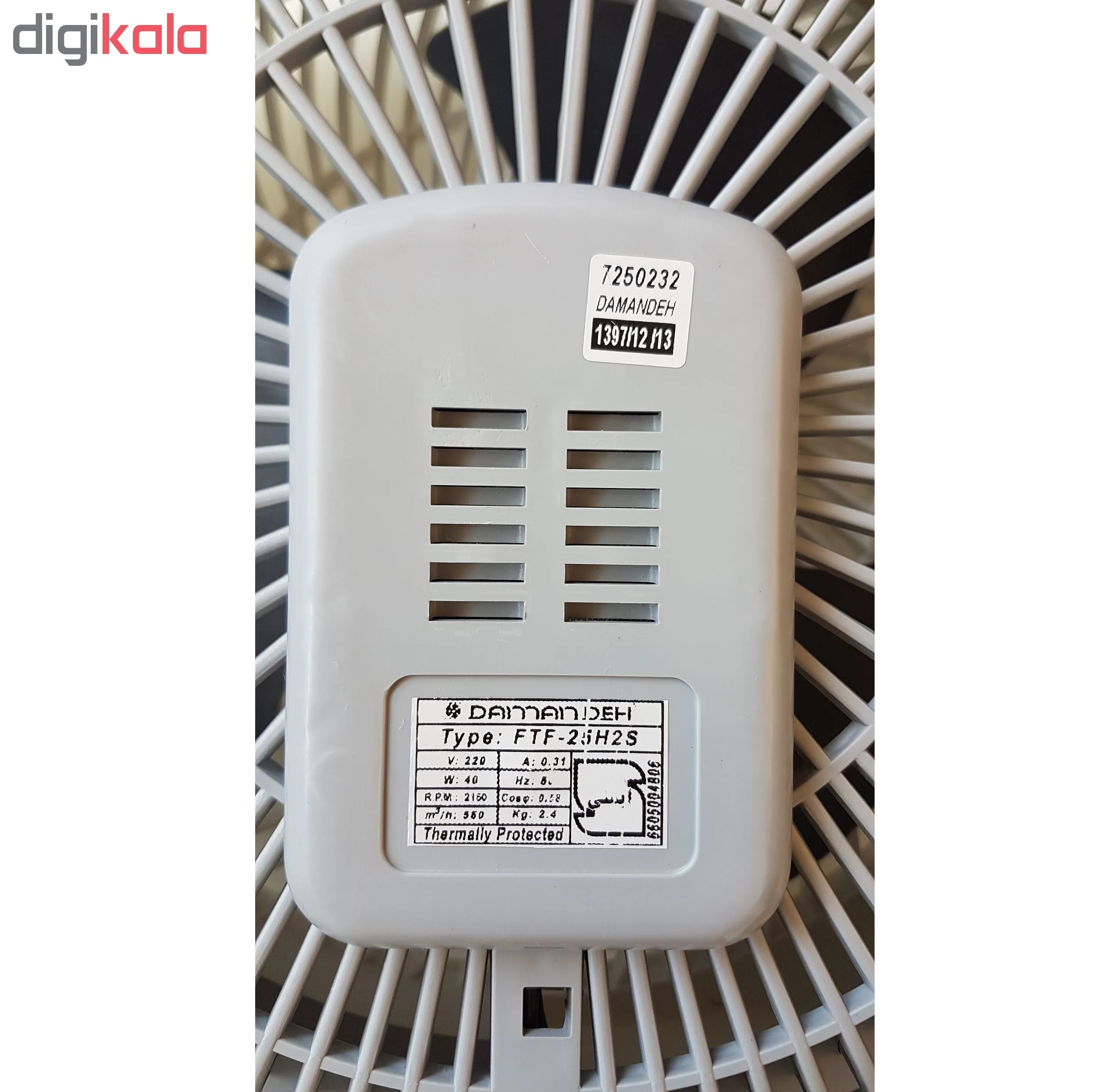 پنکه رومیزی دمنده مدل FTF-25H2S