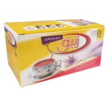 چای کیسه ای زعفرانی طلایی زنبق بسته 20 عددی