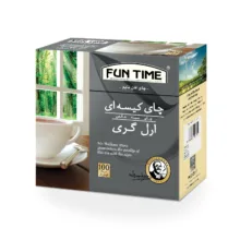 چای سیاه کیسه ای فان تایم مدل ارل گری بسته 100 عددی