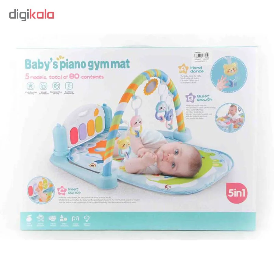 تشک بازی مدل baby piano gym mat