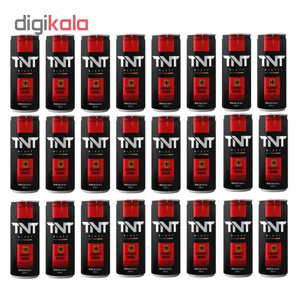 نوشابه انرژی زا تی ان تی بلست حجم 250 میلی لیتر مجموعه 24 عددی