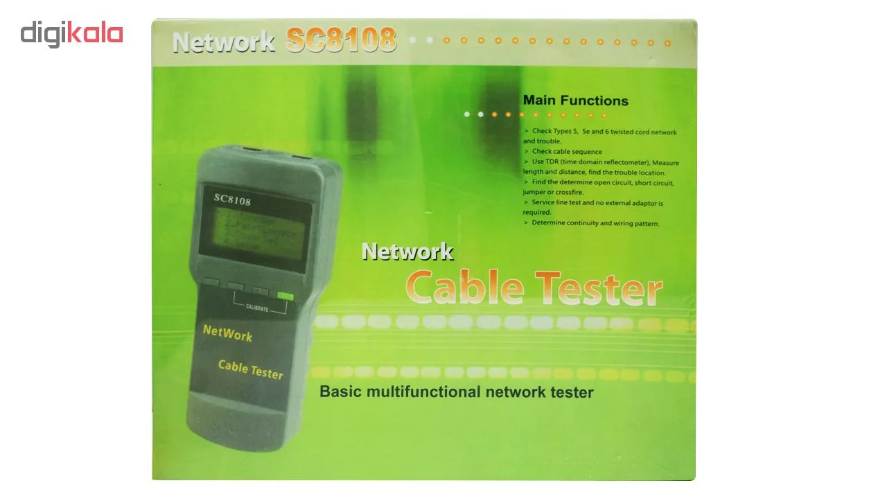 تستر کابل شبکه کد SC8108