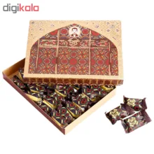 گز لقمه 38 درصد بادام گز کرمانی مقدار 450 گرم