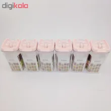 ست جا ادویه 6 پارچه لیمون مدل سارینا 1