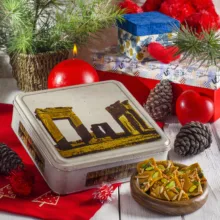 سوهان عسلی زعفرانی شیرین - 500 گرم