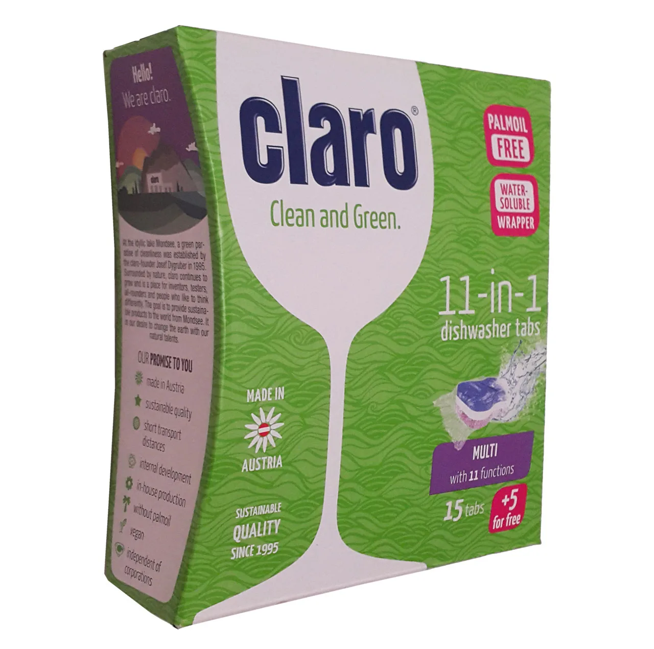 قرص ماشین ظرفشویی کلارو مدل 11in1 بسته دو عددی