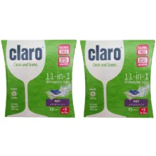 قرص ماشین ظرفشویی کلارو مدل 11in1 بسته دو عددی