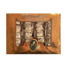 گز لقمه 28 درصد مخلوط پسته و بادام گز شیرین - 200 گرم