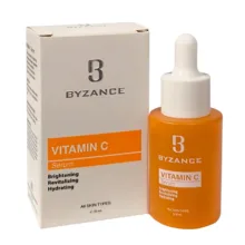 سرم شفافکننده و روشنکننده پوست بیزانس مدل Vitamin C مناسب برای انواع پوست حجم 30 میلیلیتر
