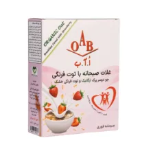 غلات صبحانه جو دوسر پرک و توت فرنگی خشک اُ آ ب – 200 گرم