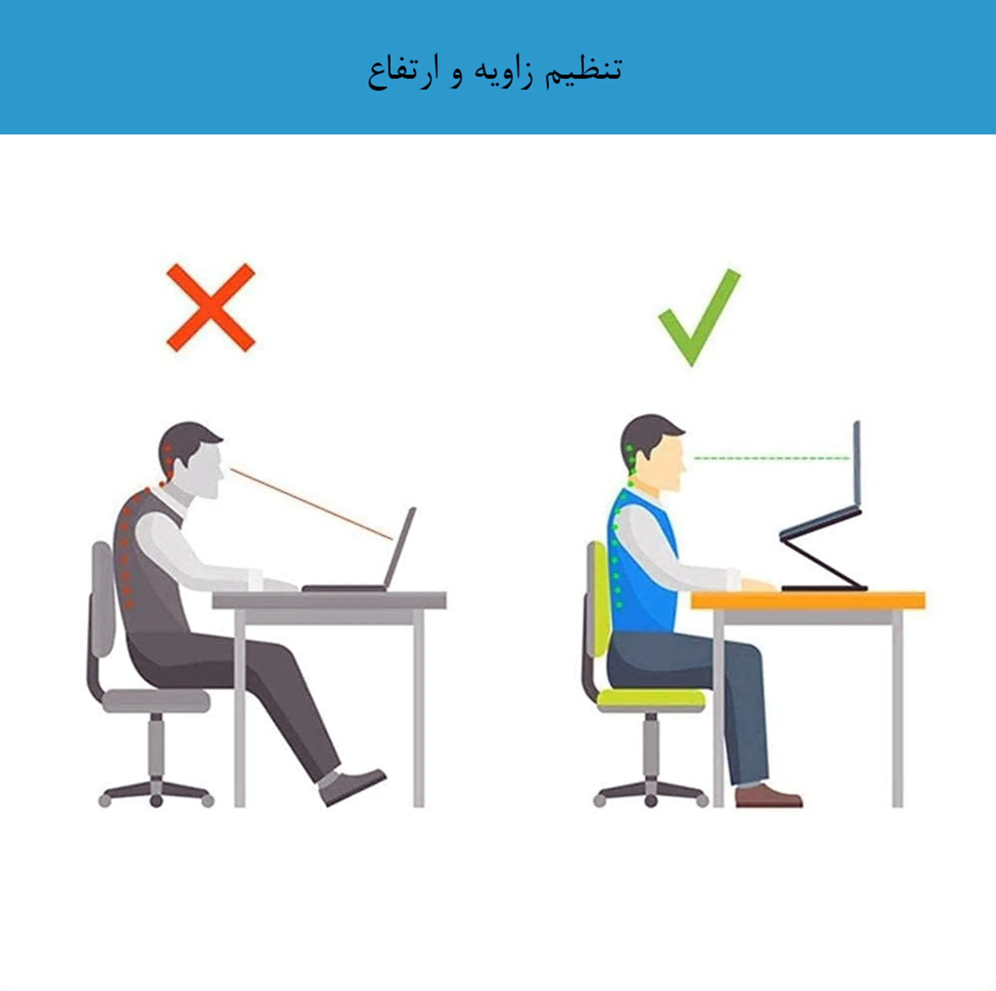 پایه نگهدارنده لپ تاپ تنظیم پذیر مدل B05