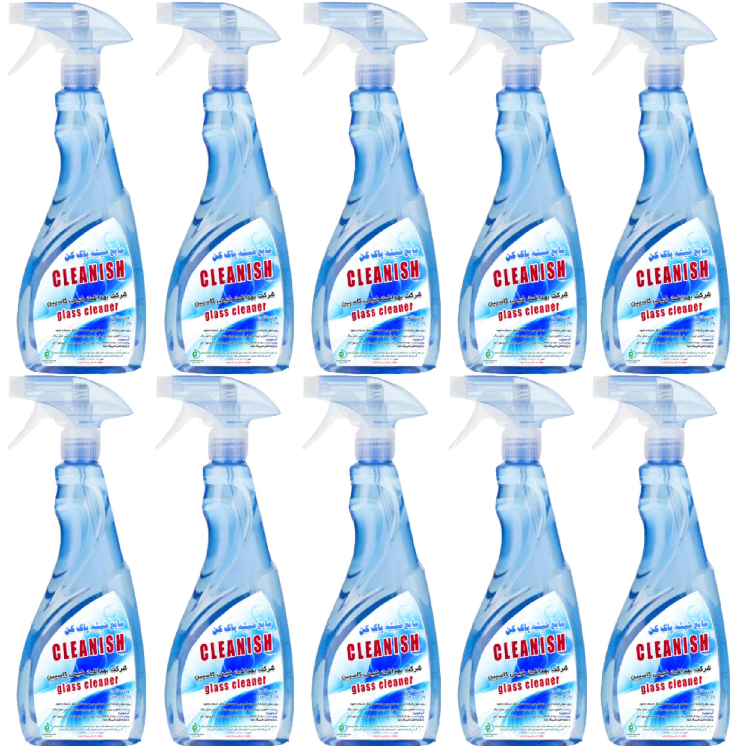 مایع شیشه پاک کن کلینیش مدل b5 وزن 500 گرم بسته 10 عددی