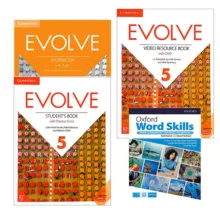 کتاب Evolve 5 و Oxford Word Skills Advanced 2nd اثر جمعی از نویسندگان انتشارات دانشگاه کمبریج 4 جلدی