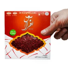 زعفران سوپر نگین افراس - 4.608 گرم بسته 20 عددی