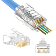 سوکت شبکه CAT6 مدل OPEN END بسته 25 عددی
