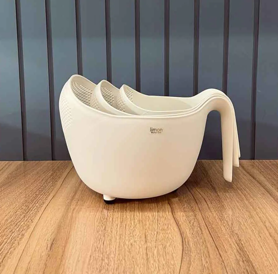 آبکش لیمون مدل دسته دار کد DH1330 مجموعه 3 عددی