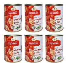 کنسرو لوبیا چیتی با قارچ شهدین – 370 گرم بسته 6 عددی