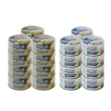 کنسرو ماهی تن ویلورا با طعم ساده و دودی – 180 گرم بسته 24 عددی