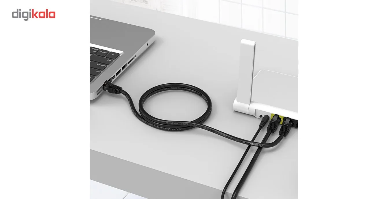 کابل شبکه CAT6 اوریکو مدل PUG-C6 طول 3 متر