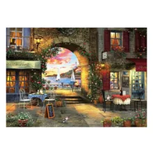 پازل 1000 تکه آرت پازل مدل The Seaside Restaurant كد 5220 مناسب نوجوان و بزرگسال