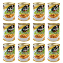 کنسرو نخود طلایی چانا ماسالا شیفته – 370 گرم بسته 12 عددی