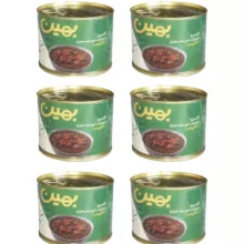 کنسرو خورشت قرمه سبزی با گوشت بهین – 450 گرم بسته 6 عددی