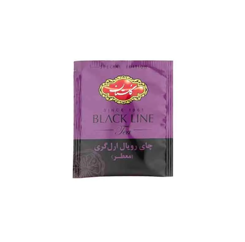 چای سیاه کیسه ای ارل گری بلک لاین گلستان بسته 400 عددی