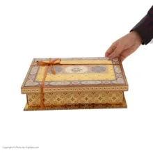 گز لقمه مخلوط پسته و بادام 28 درصد گز کرمانی - 450 گرم