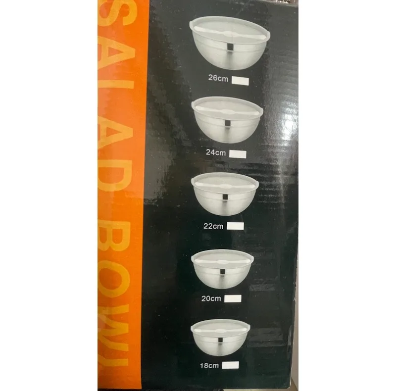 لگن مدل استیل کد SM4 مجموعه 5 عددی