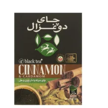 چای سیاه طعم‌دار دو غزال 4 عددی مدل رویال - 400 گرم