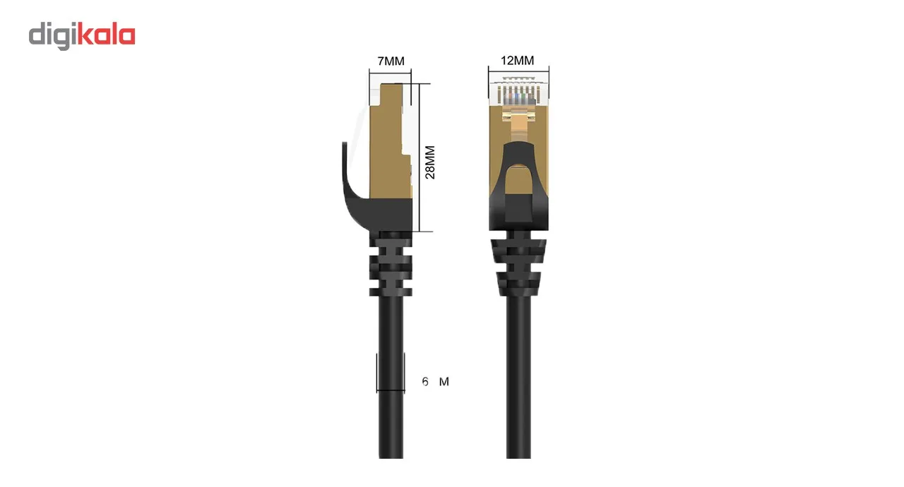 کابل شبکه CAT7 اوریکو مدل PUG-C7 طول 10 متر