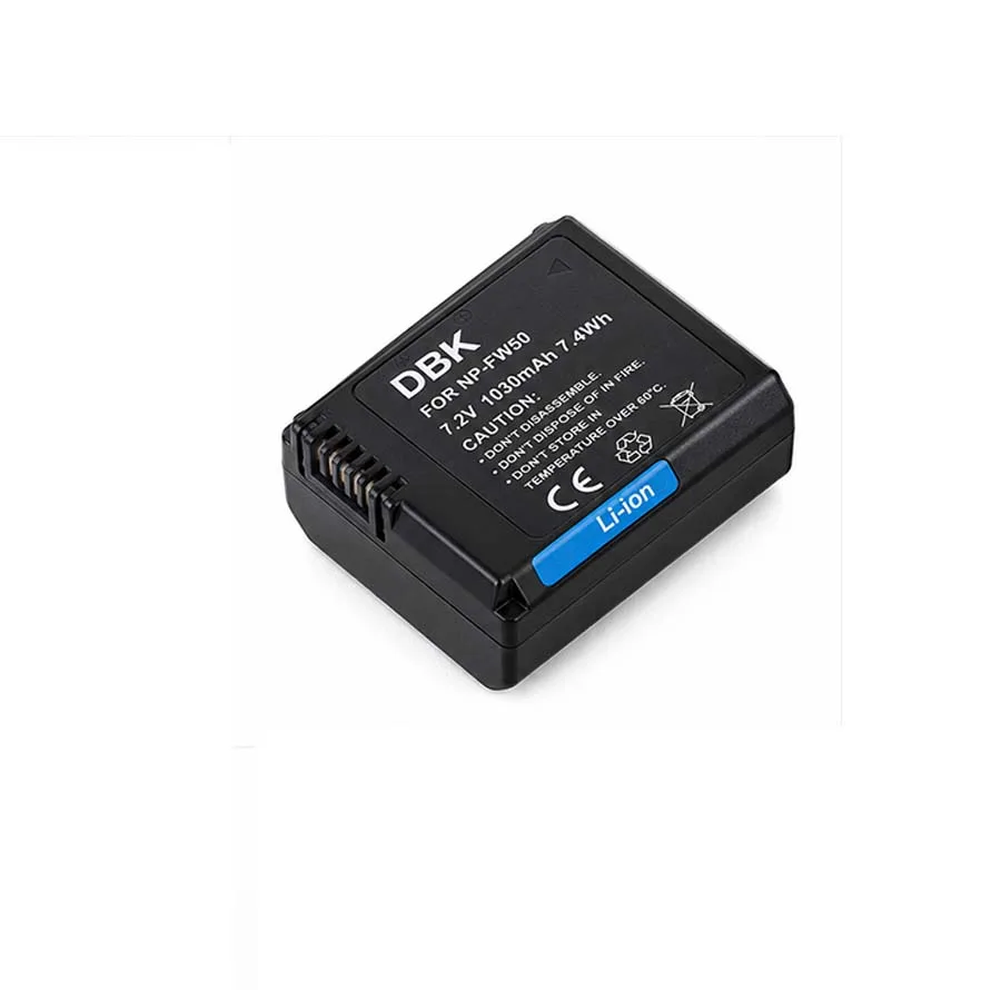 باتری لیتیومی مدل DBK NP-FW50 ظرفیت 1030 میلیآمپرساعت