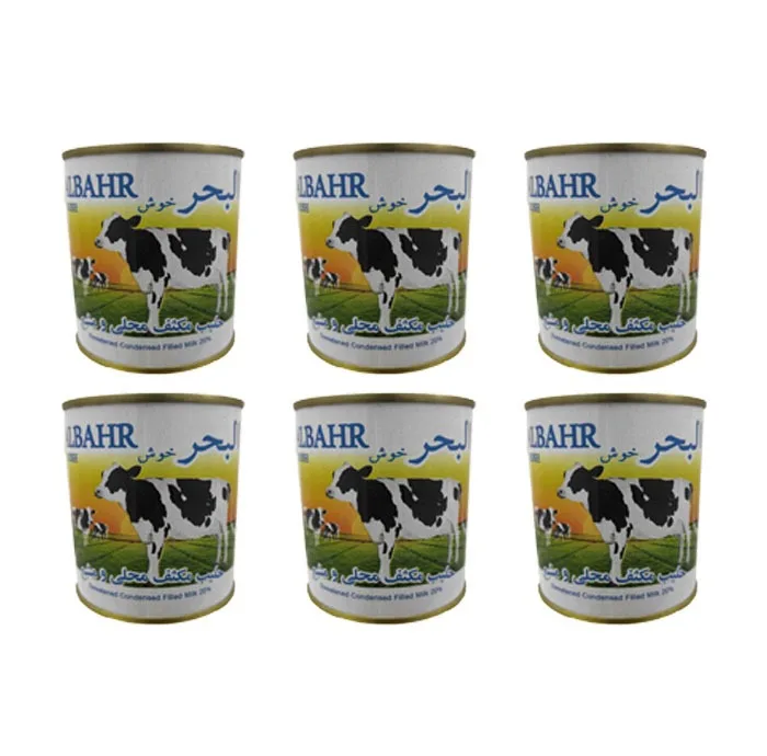 دسر شیر تغلیظ شده شیرین البحر - 387 گرم بسته6 عددی