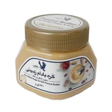 کره بادام زمینی بدون شکر و نمک حلوای عقاب – 330 گرم