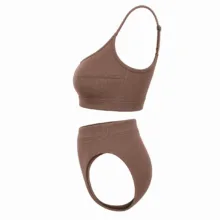 مایو دو تکه زنانه کاپشی مدل SU22120002