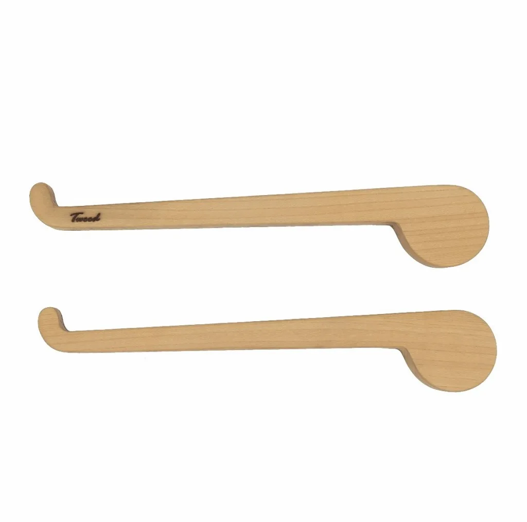 پایه نگهدارنده لپ‌تاپ تی وود مدل چوب طبیعی 01 بسته دو عددی