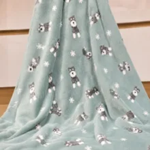 پتو مسافرتی 1 نفره مدل هاپی سایز 200x160 سانتی‌متر