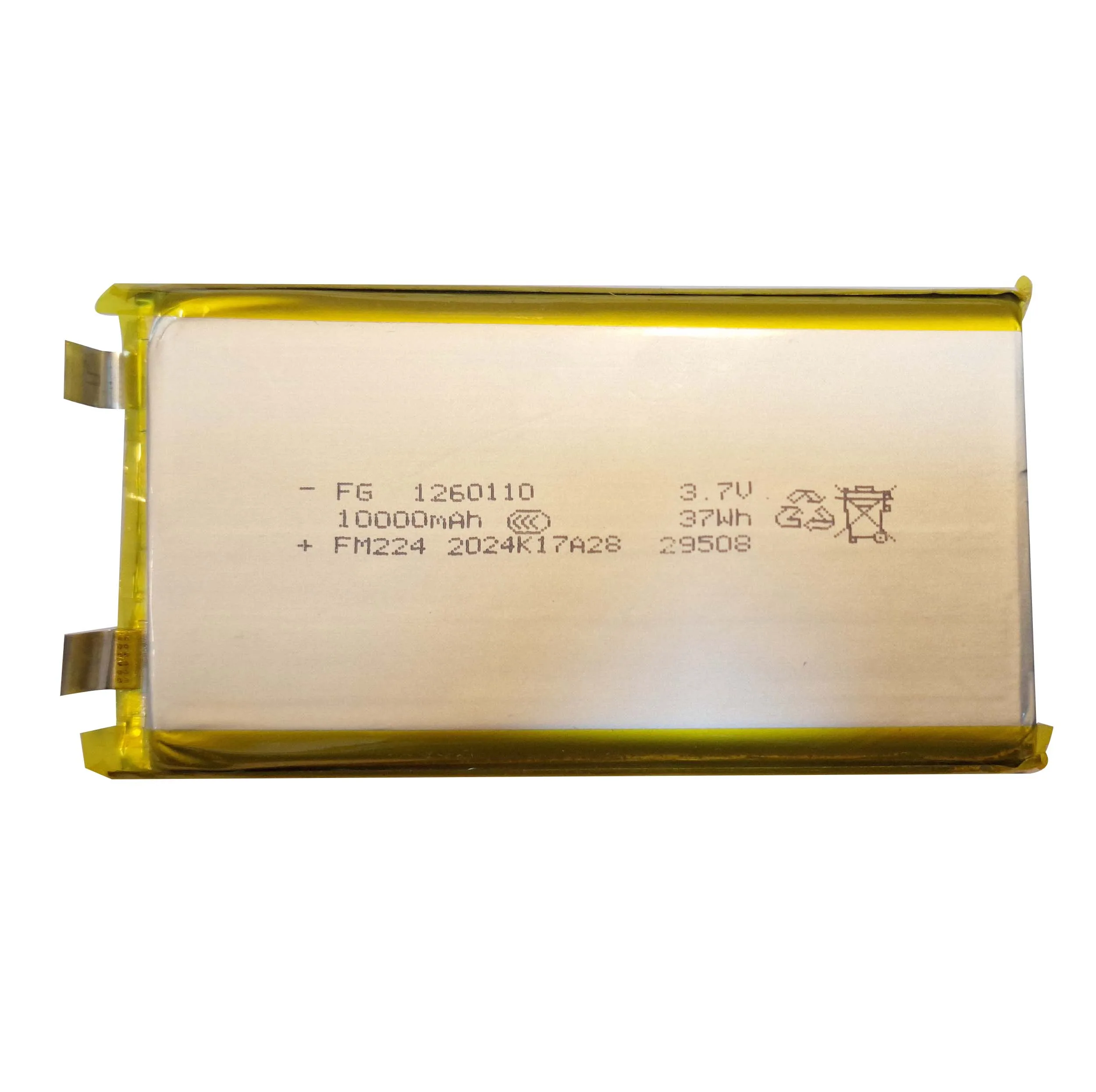 باتری لیتیومی مدل power-bank-1260110 ظرفیت 10000 میلی آمپر ساعت