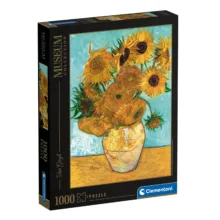 پازل 1000 تکه کلمنتونی مدل Sunflowers مناسب برای رده سنی 12 سال به بالا