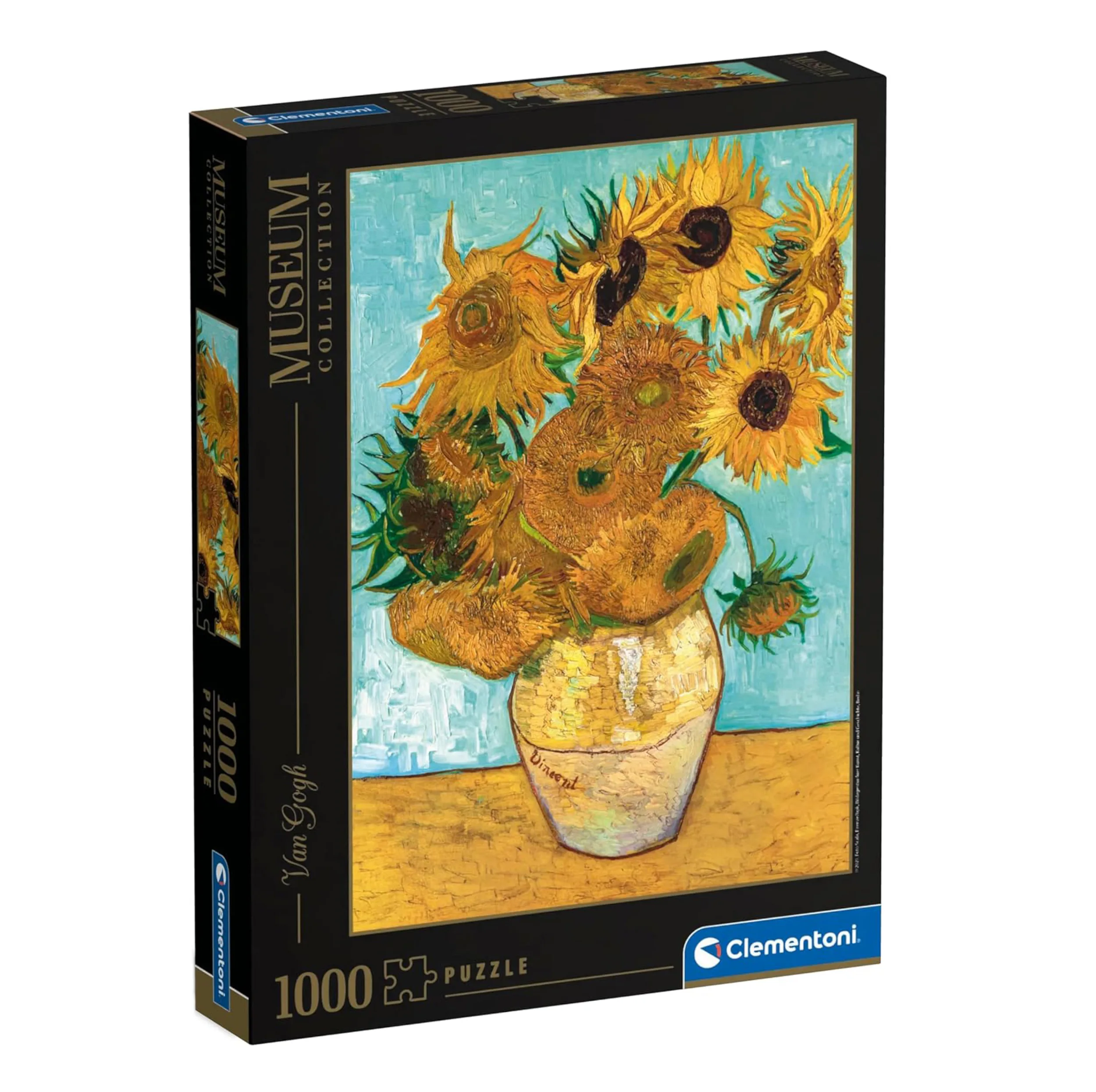 پازل 1000 تکه کلمنتونی مدل Sunflowers مناسب برای رده سنی 12 سال به بالا