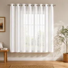 پرده پانچ نوین دکور سیلوانا مدل حریر شاین 2 سایز 200 × 280 سانتی‌متر