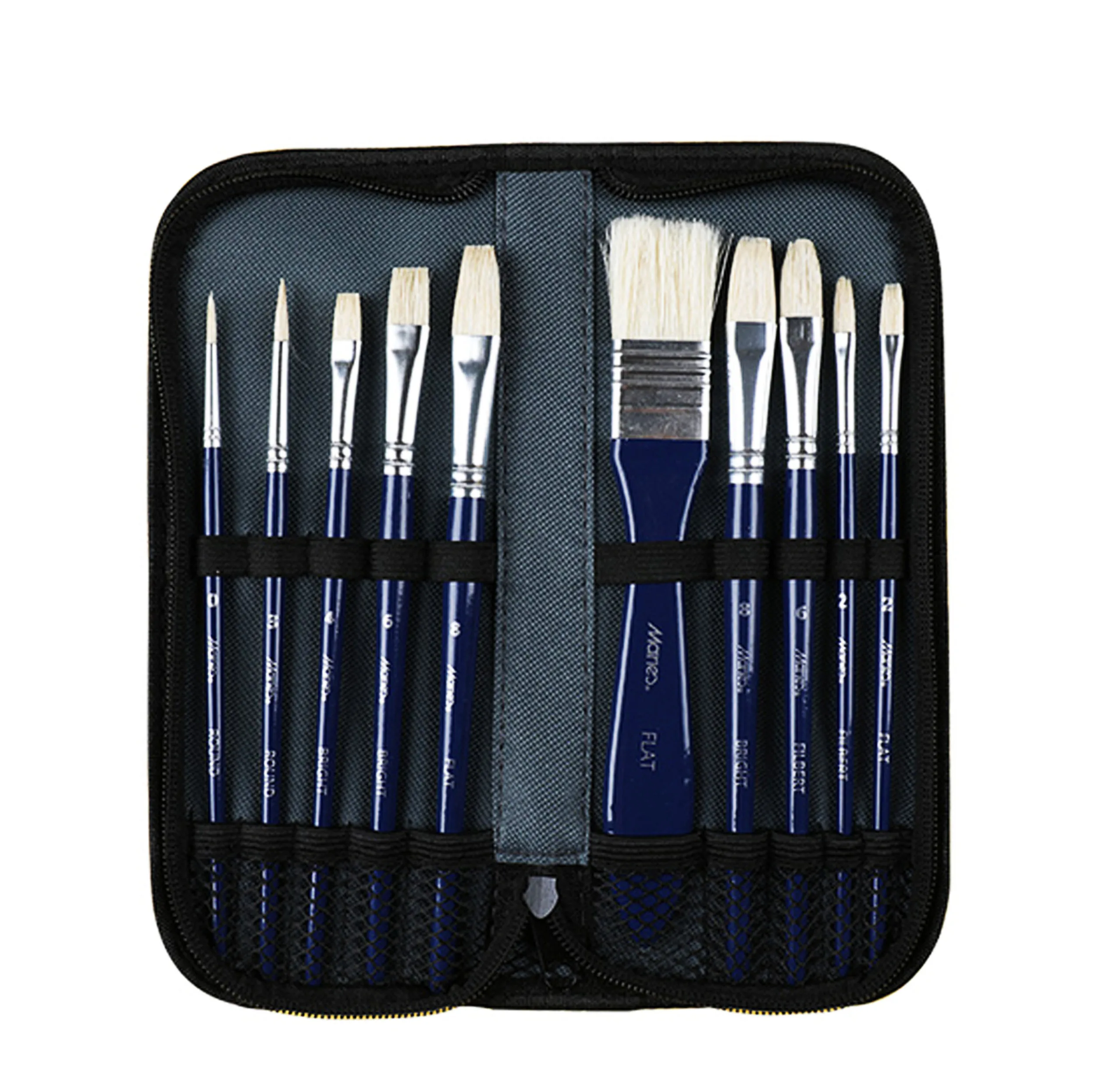 قلم مو ماریس مدل Oil Brushمجموعه 10 عددی