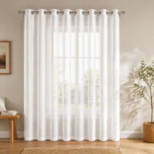 پرده پانچ نوین دکور سیلوانا مدل حریر شاین 3 سایز 280 × 290 سانتی‌متر