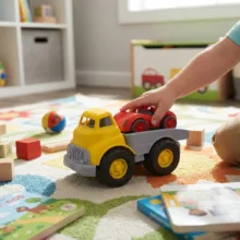 ماشین بازی نیکو تویز طرح کامیون کفی و مسابقه ای