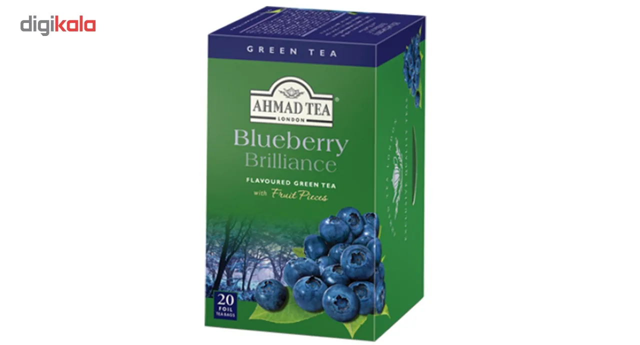 بسته دمنوش میوه ای چای احمد مدل Blueberry Brilliance