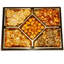 سوهان عسلی پنج مغز پذیرایی - 500 گرم